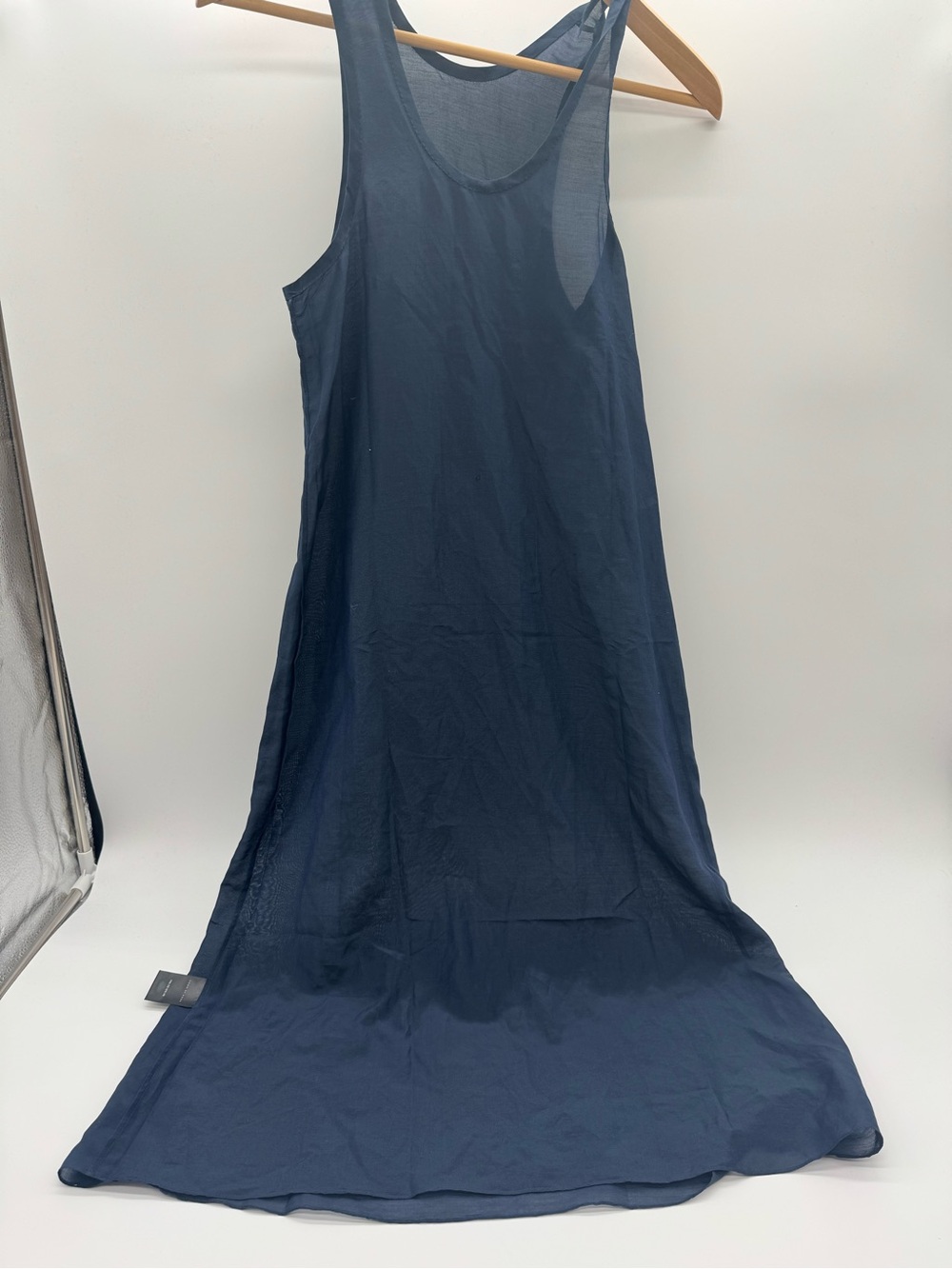 Women’s Navy Blue Sleeveless Maxi Dress xs